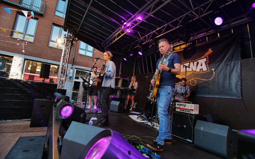 Hoeveel ruimte heeft een band nodig voor een optreden?